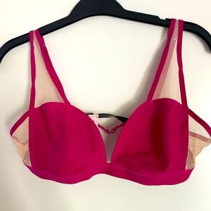 NWT Victoria’s Secret Bralette with Nude Mesh